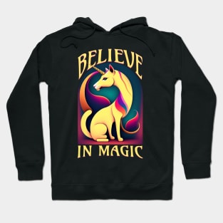 Believe In Magic CatUnicorn Hoodie